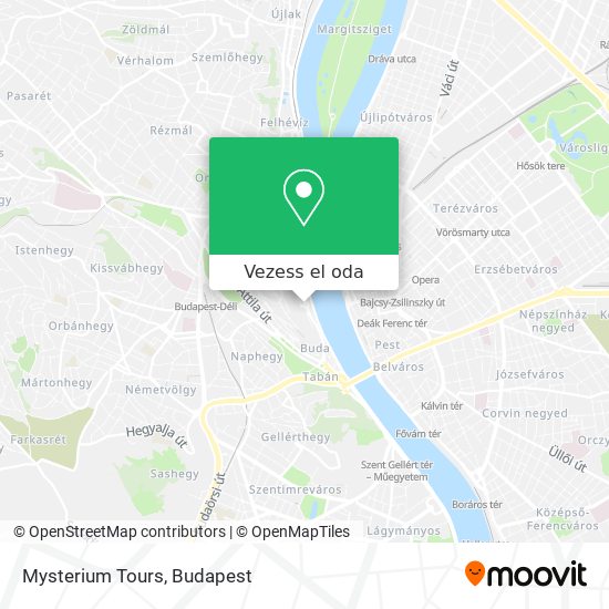 Mysterium Tours térkép
