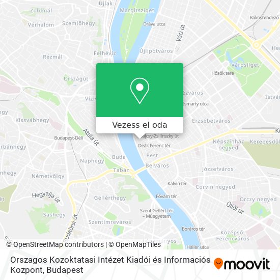 Orszagos Kozoktatasi Intézet Kiadói és Informaciós Kozpont térkép