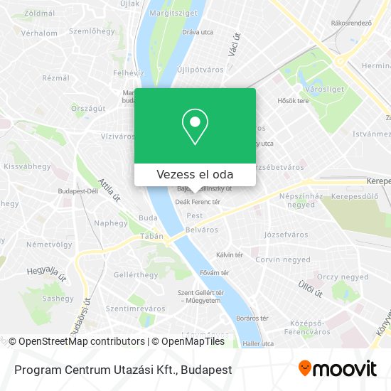 Program Centrum Utazási Kft. térkép