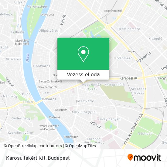 Károsultakért Kft térkép