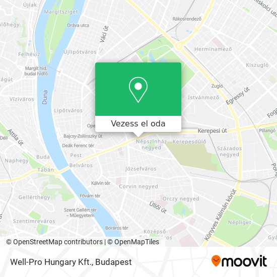 Well-Pro Hungary Kft. térkép