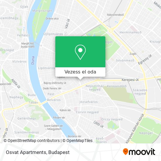 Osvat Apartments térkép