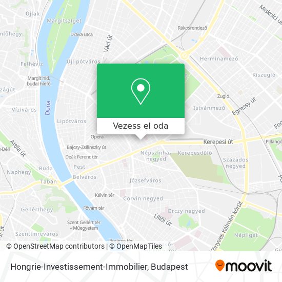 Hongrie-Investissement-Immobilier térkép