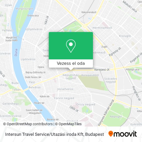 Intersun Travel Service / Utazási iroda Kft térkép