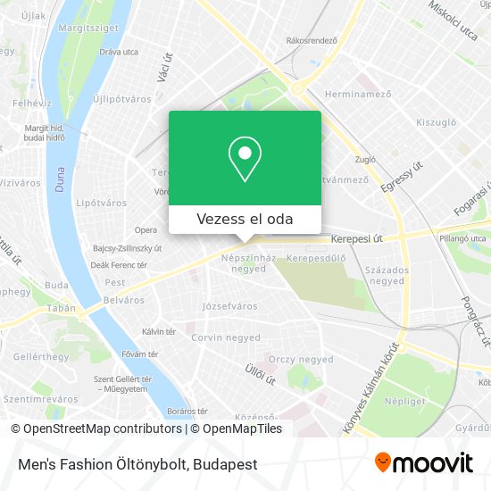Men's Fashion Öltönybolt térkép
