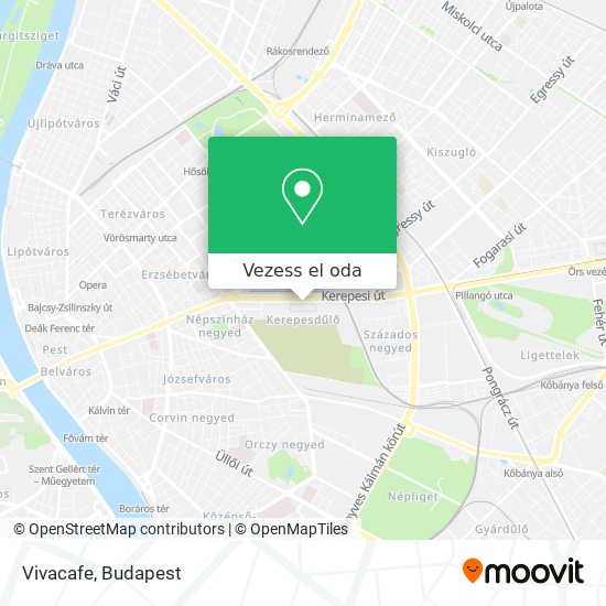 Vivacafe térkép