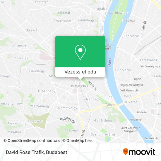 David Ross Trafik térkép