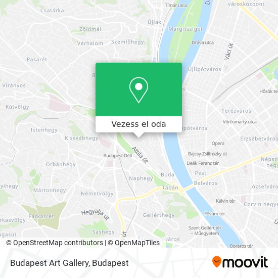 Budapest Art Gallery térkép