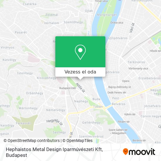 Hephaistos Metal Design Iparmúvészeti Kft térkép