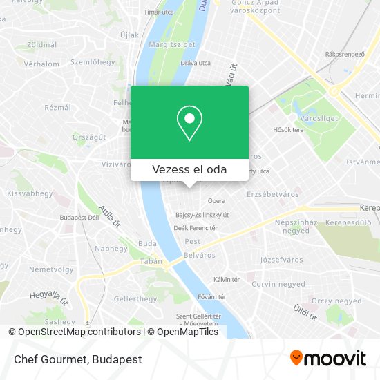 Chef Gourmet térkép