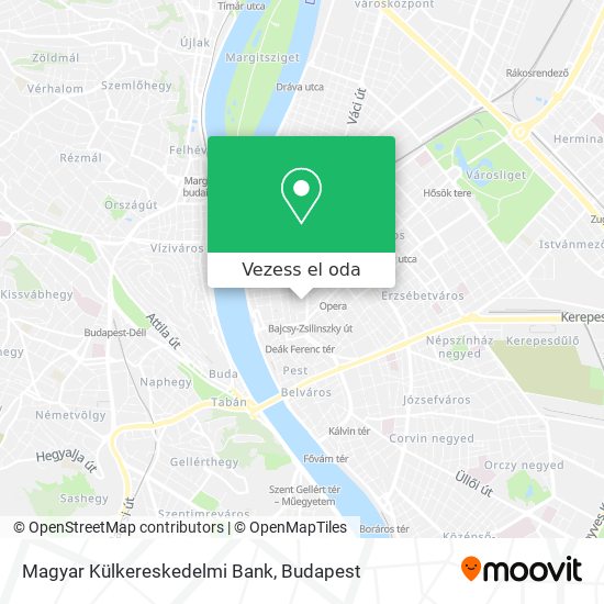 Magyar Külkereskedelmi Bank térkép