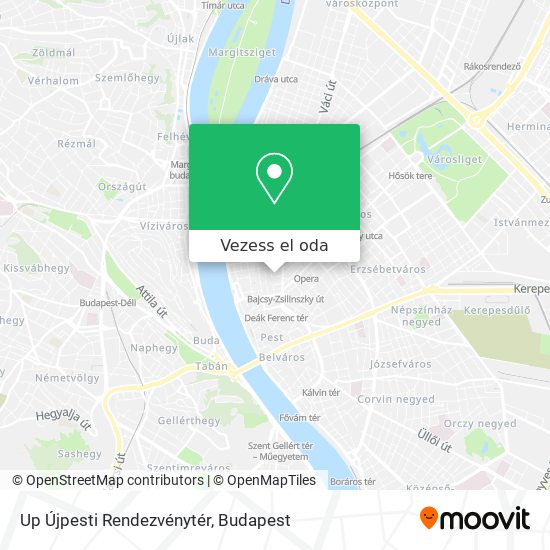 Up Újpesti Rendezvénytér térkép