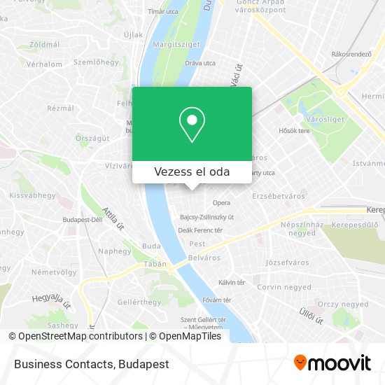 Business Contacts térkép