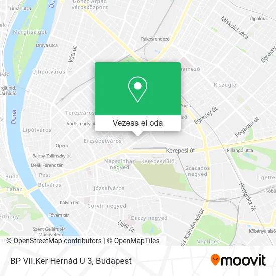 BP VII.Ker Hernád U 3 térkép