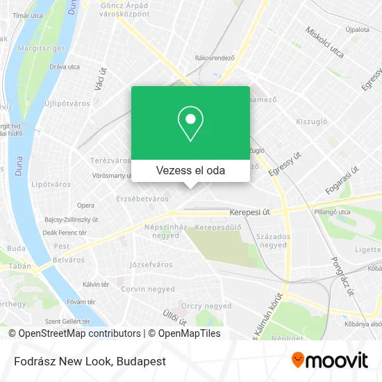 Fodrász New Look térkép