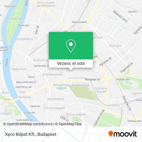 Xpro Bdpst Kft. térkép