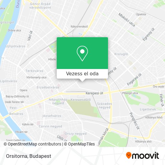 Orsitorna térkép
