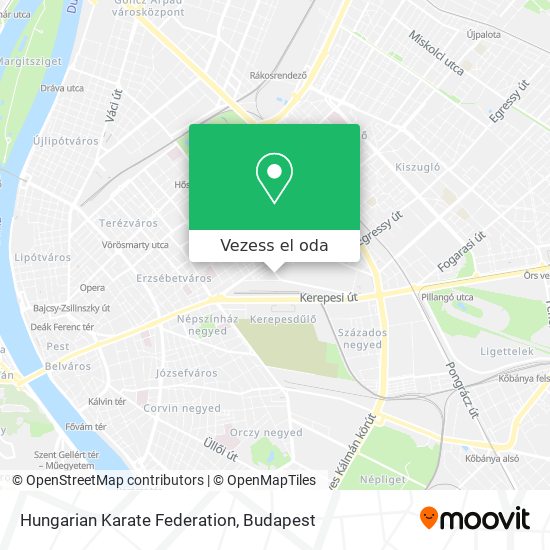 Hungarian Karate Federation térkép