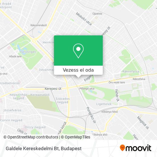 Galdele Kereskedelmi Bt térkép