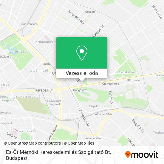 Es-Öt Mérnöki Kereskedelmi és Szolgáltató Bt térkép