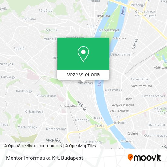 Mentor Informatika Kft térkép