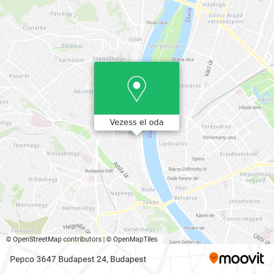 Pepco 3647 Budapest 24 térkép