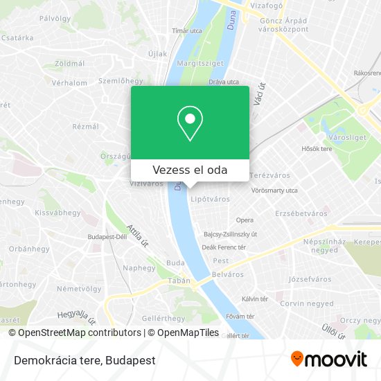 Demokrácia tere térkép