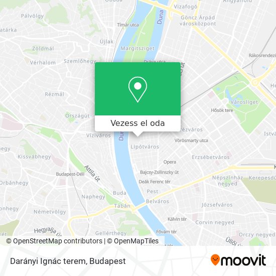 Darányi Ignác terem térkép