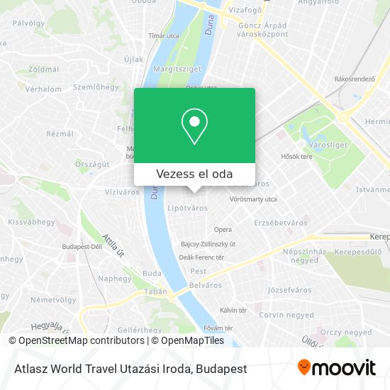 Atlasz World Travel Utazási Iroda térkép