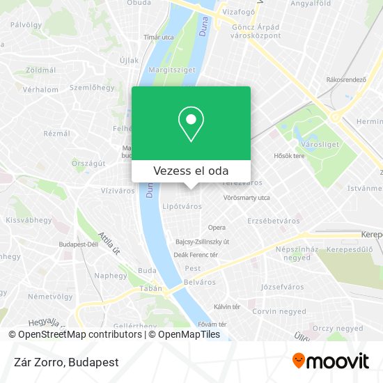 Zár Zorro térkép