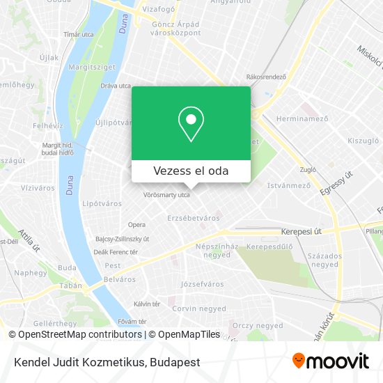 Kendel Judit Kozmetikus térkép