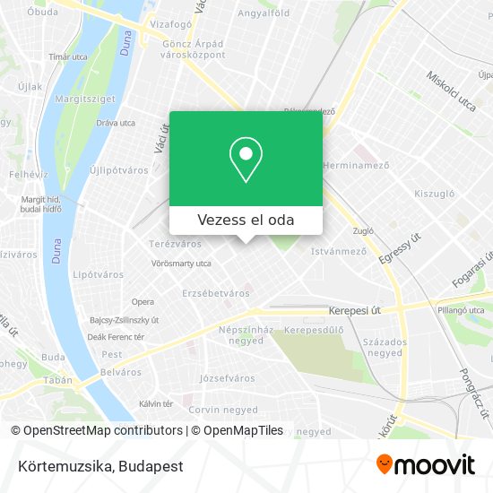 Körtemuzsika térkép