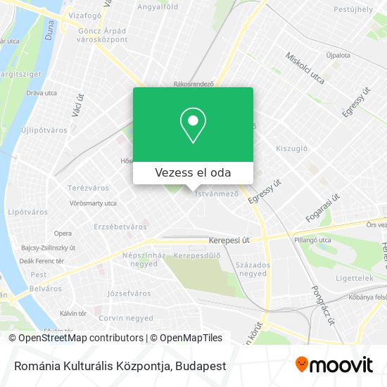 Románia Kulturális Központja térkép