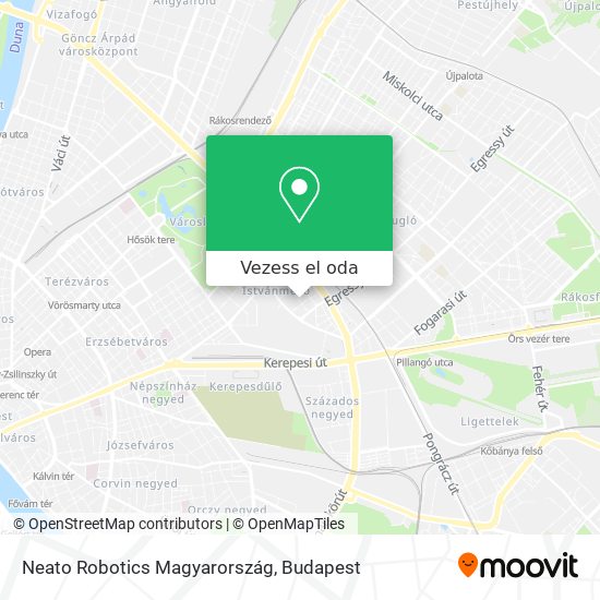 Neato Robotics Magyarország térkép