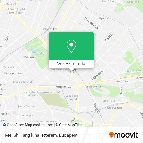 Mei Shi Fang kínai étterem térkép