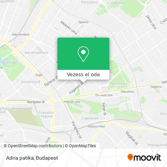 Adria patika térkép