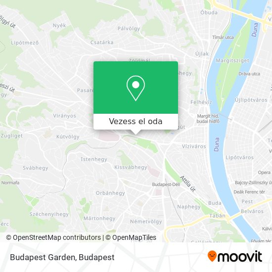Budapest Garden térkép
