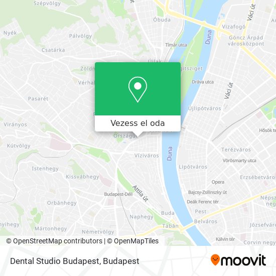 Dental Studio Budapest térkép