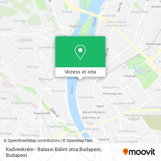 Kedveskrém - Balassi Bálint utca Budapest térkép