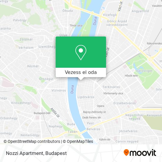 Nozzi Apartment térkép