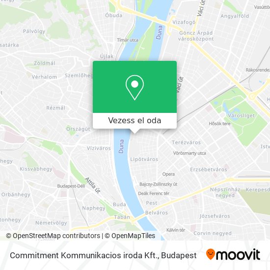 Commitment Kommunikacios iroda Kft. térkép