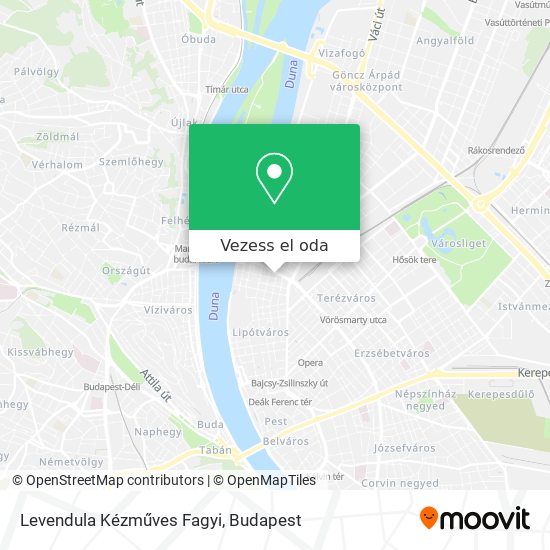 Levendula Kézműves Fagyi térkép