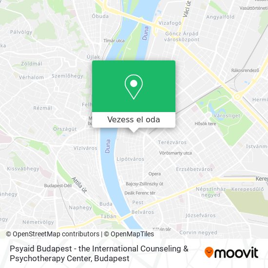 Psyaid Budapest - the International Counseling & Psychotherapy Center térkép