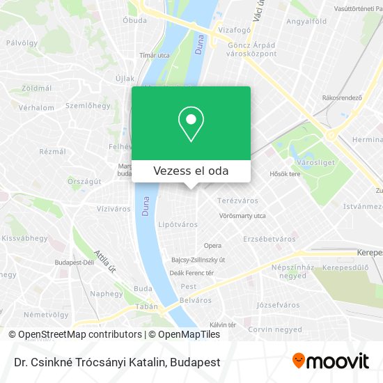 Dr. Csinkné Trócsányi Katalin térkép