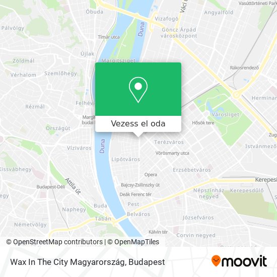 Wax In The City Magyarország térkép