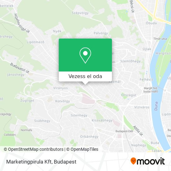 Marketingpirula Kft térkép