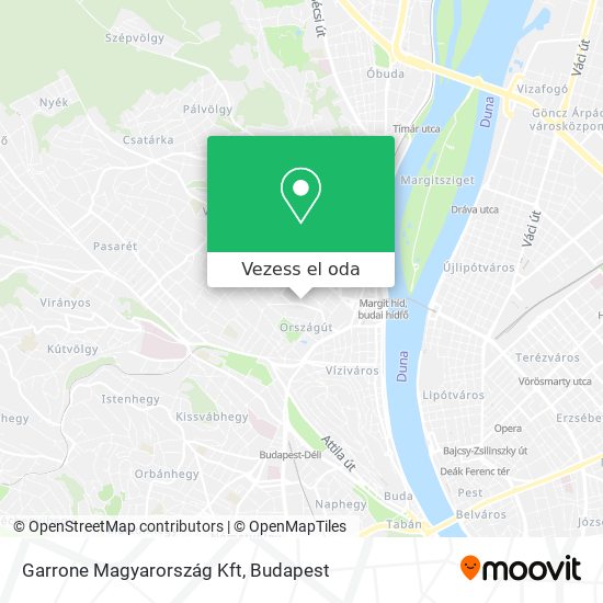 Garrone Magyarország Kft térkép