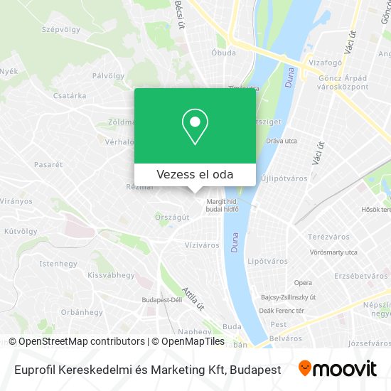 Euprofil Kereskedelmi és Marketing Kft térkép