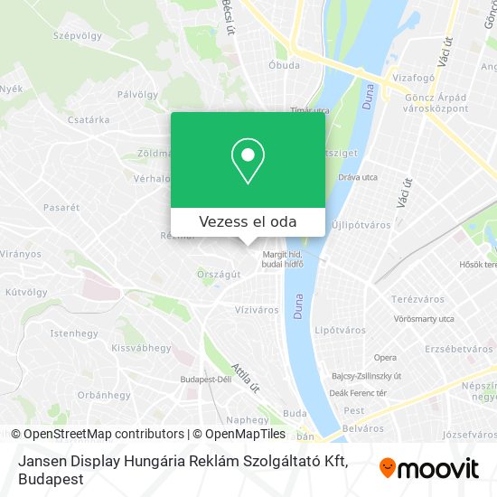 Jansen Display Hungária Reklám Szolgáltató Kft térkép