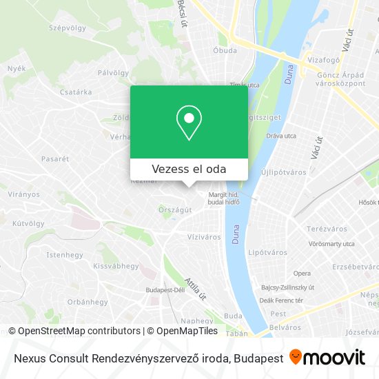 Nexus Consult Rendezvényszervező iroda térkép